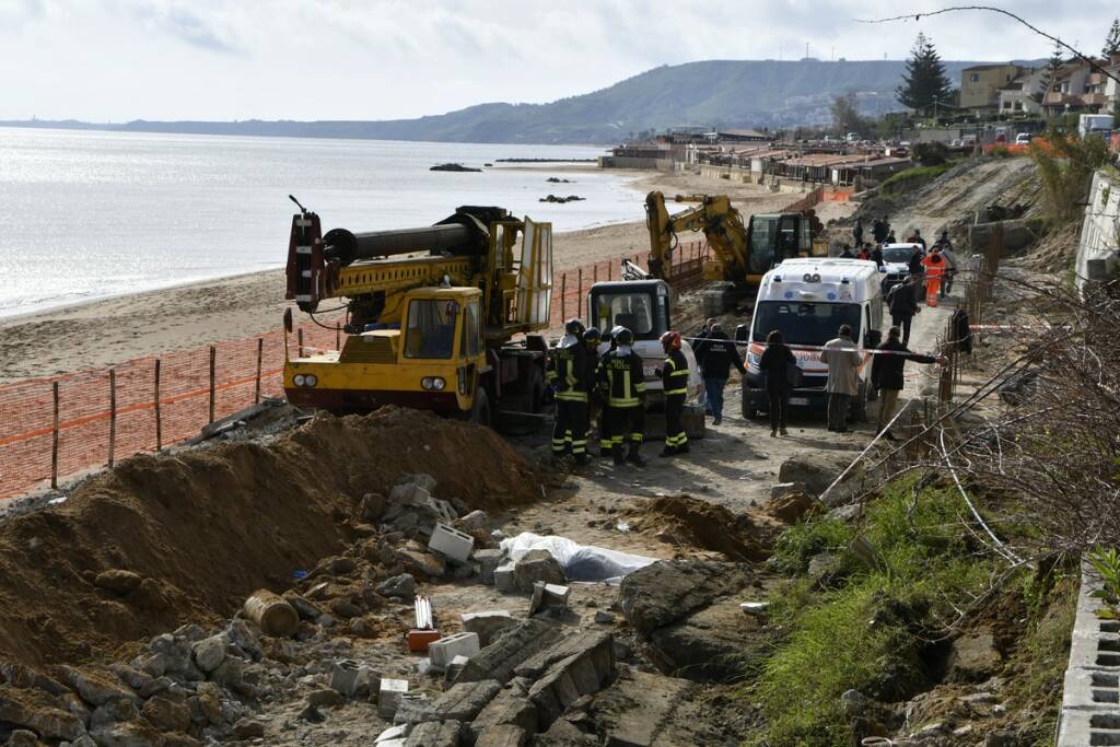 incidente cantiere lungomare1