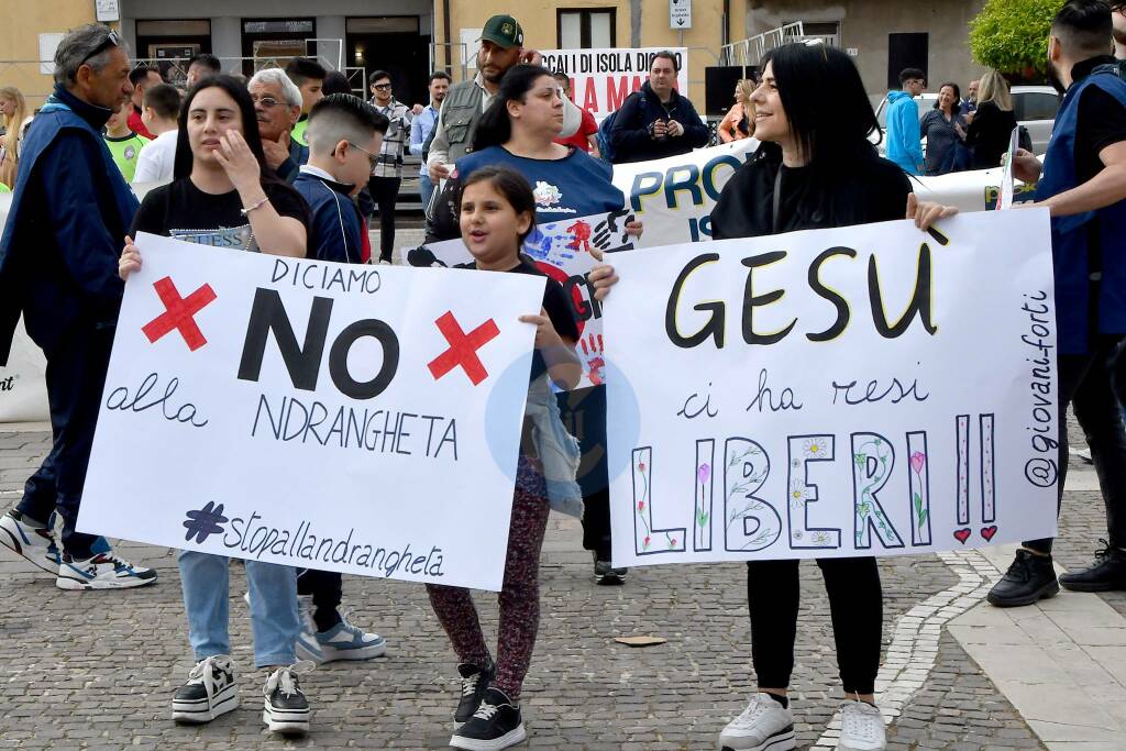 Corteo antimafia Isola Capo RIzzuto