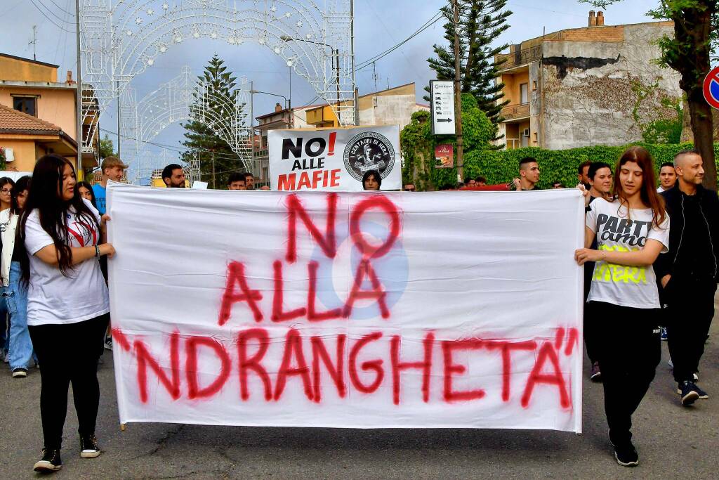 Corteo antimafia Isola Capo RIzzuto