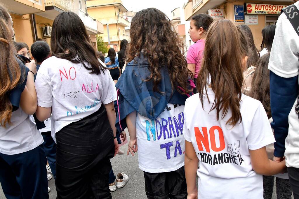 Corteo antimafia Isola Capo RIzzuto