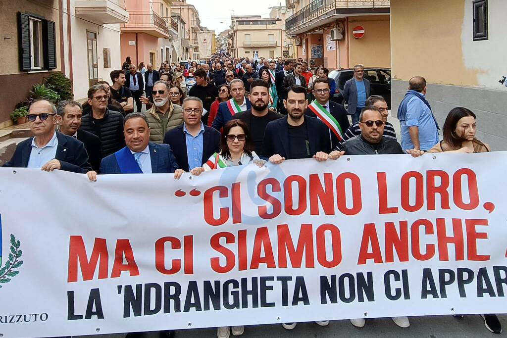 Corteo antimafia Isola Capo RIzzuto