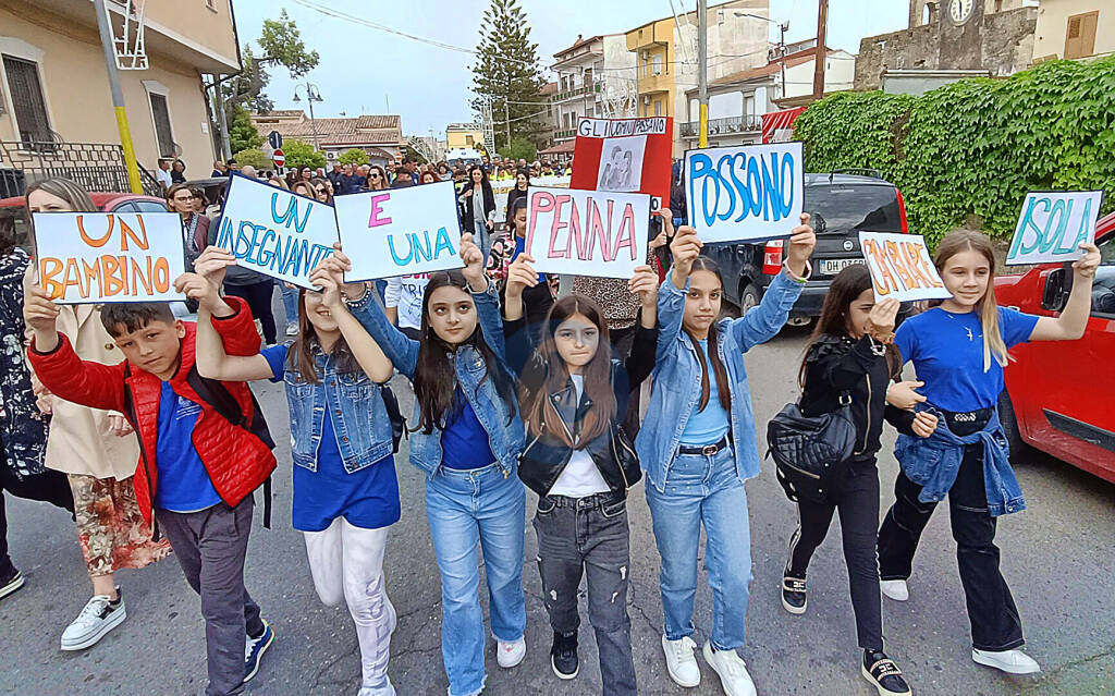 Corteo antimafia Isola Capo RIzzuto