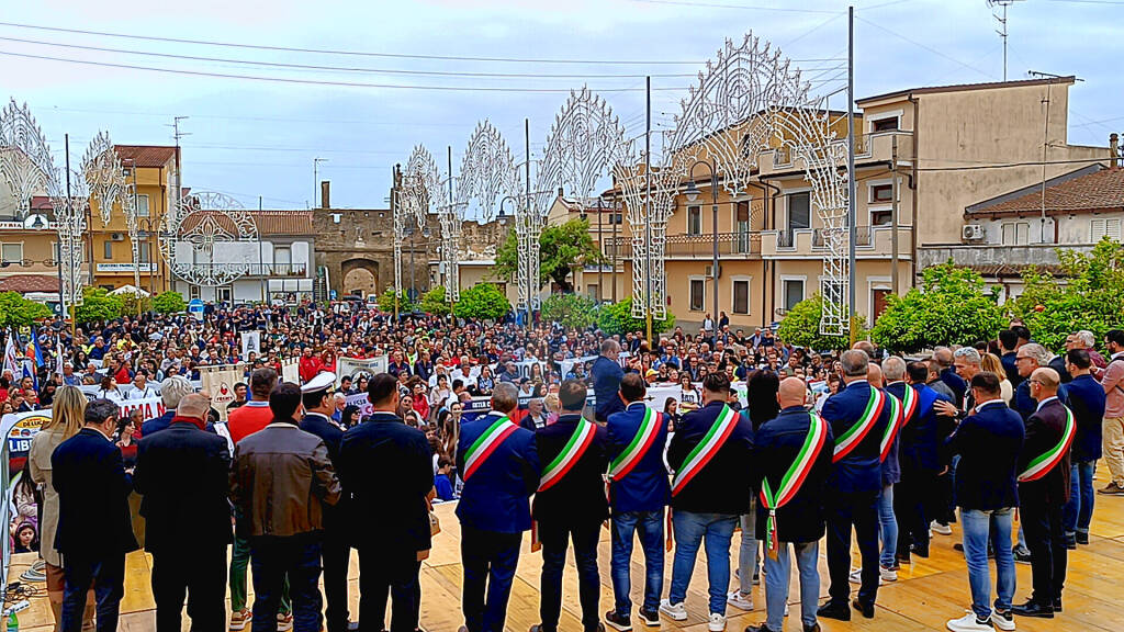 Corteo antimafia Isola Capo RIzzuto