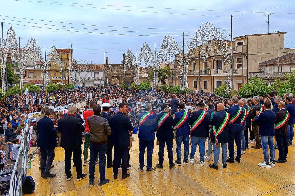 Corteo antimafia Isola Capo RIzzuto