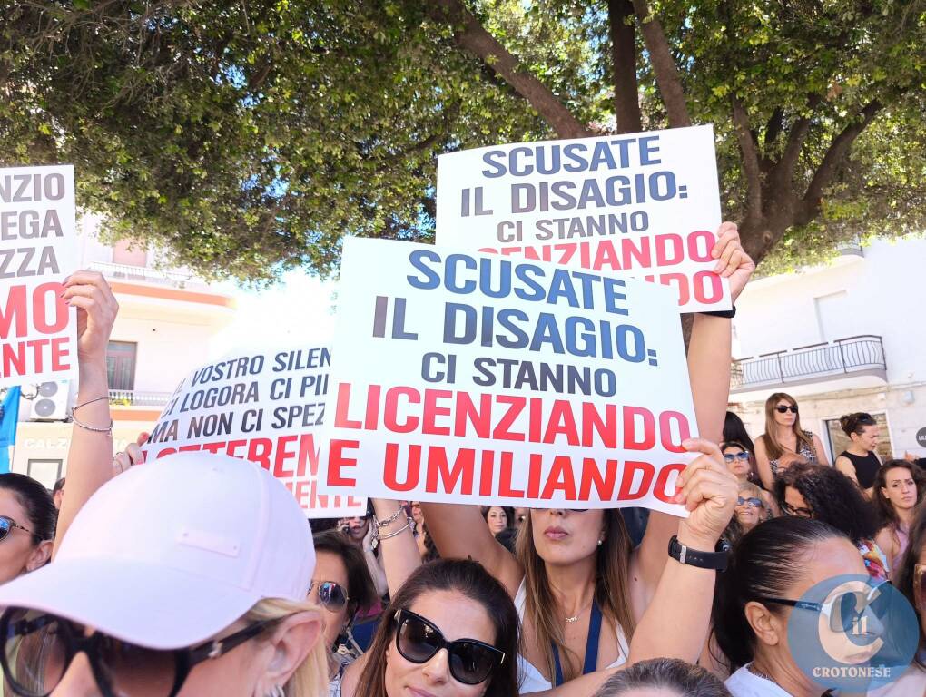 Protesta Abramo CC in piazza 